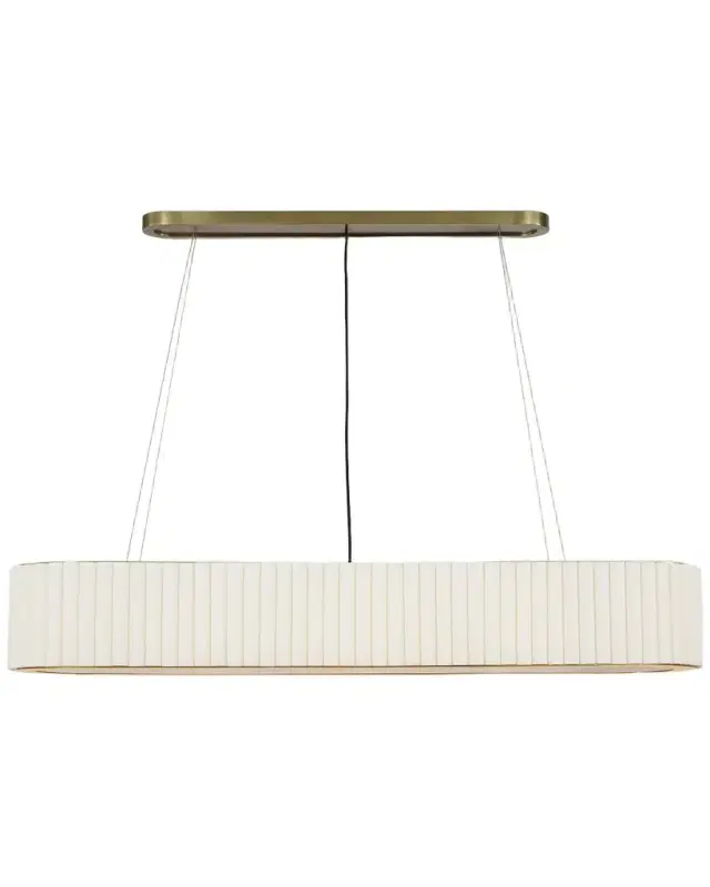 Visual Comfort Signature Palati 54" 8-Light Linear Chandelier by Ian K. Fowler