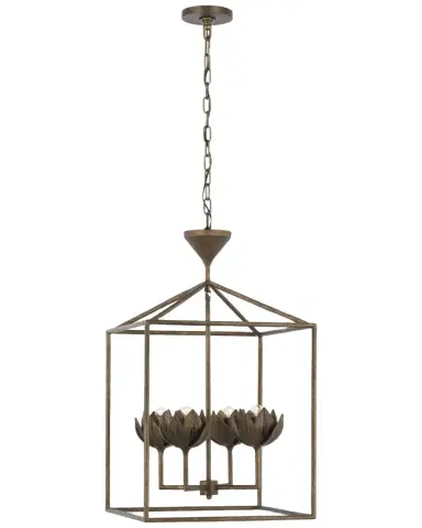 Visual Comfort Signature Alberto 18" Open Cage Lantern by Julie Neill | Thumbnail 1