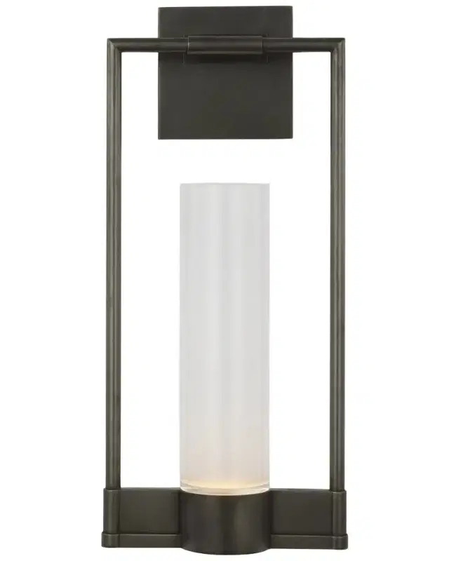 Visual Comfort Signature Lucid Single Bracketed Sconce by Ray Booth