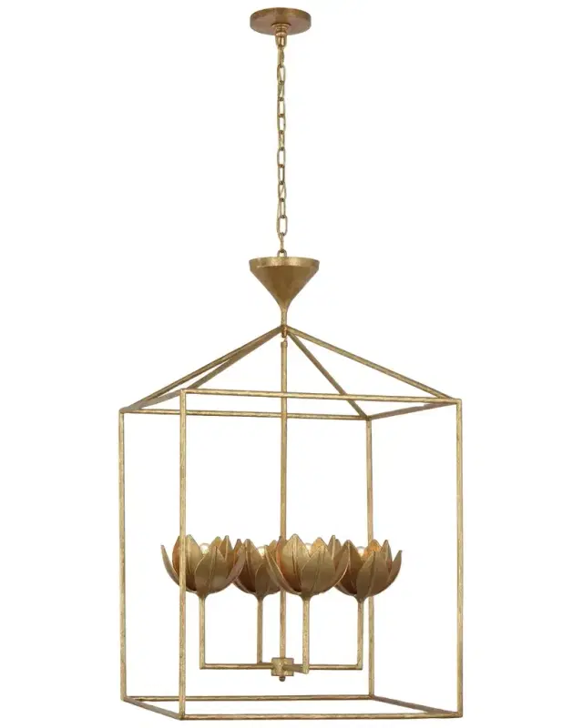 Visual Comfort Signature Alberto 24" Open Cage Lantern by Julie Neill