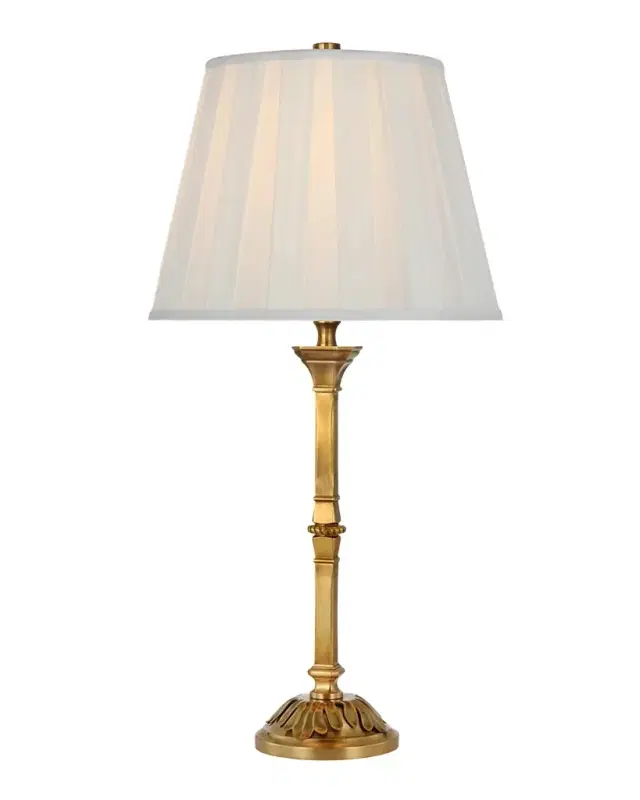 Visual Comfort Signature Doris Table Lamp With Pleated Shade by Ralph Lauren