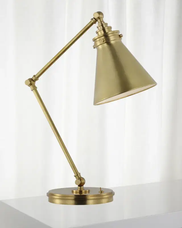 Visual Comfort Signature Parkington Articulating Desk Lamp by Chapman & Myers