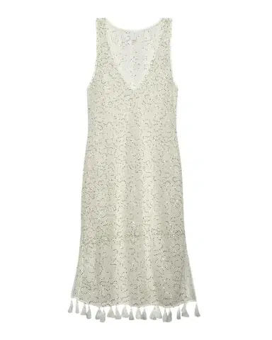Sunshine 79 Shine Crochet Midi Dress | Thumbnail 1