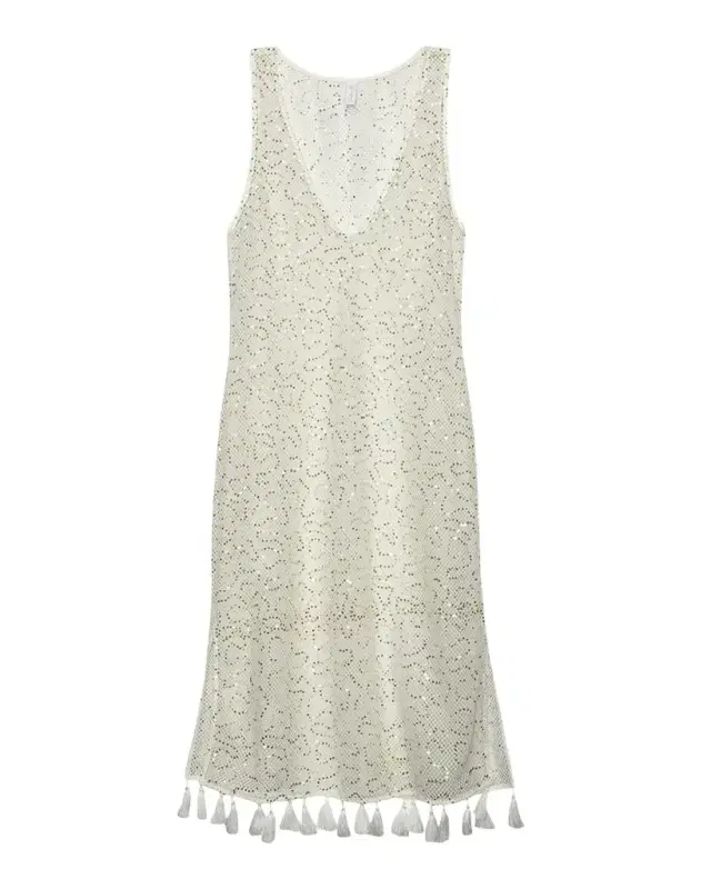 Sunshine 79 Shine Crochet Midi Dress