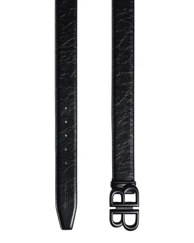 Men 's Monaco BB Logo Calfskin Belt