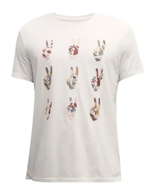 Men 's Multi Peace Hand T-Shirt