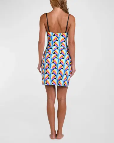 Sunshine 79 Hang Loose Faux Wrap Mini Skirt Coverup | Thumbnail 3 Sunshine 79 Hang Loose Faux Wrap Mini Skirt Coverup | Thumbnail 3
