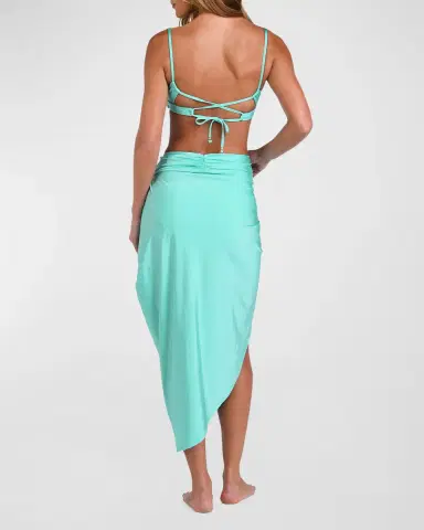 Sunshine 79 Gypset Convertible Faux Wrap Coverup | Thumbnail 3