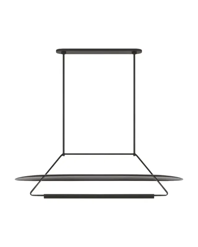 Visual Comfort Signature Teline 54" Oval Linear Chandelier by Kelly Wearstler