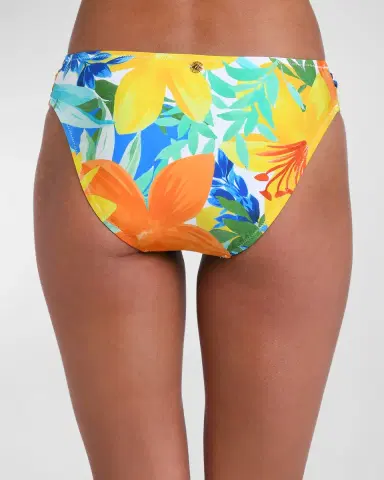 Sunshine 79 Summertime Vibes Shirred Side Bikini Bottoms | Thumbnail 4 Sunshine 79 Summertime Vibes Shirred Side Bikini Bottoms | Thumbnail 4