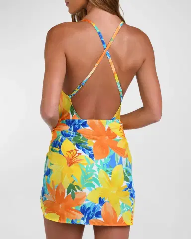 Sunshine 79 Summertime Vibes Short Pareo Coverup | Thumbnail 3