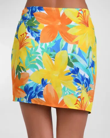Sunshine 79 Summertime Vibes Short Pareo Coverup | Thumbnail 4