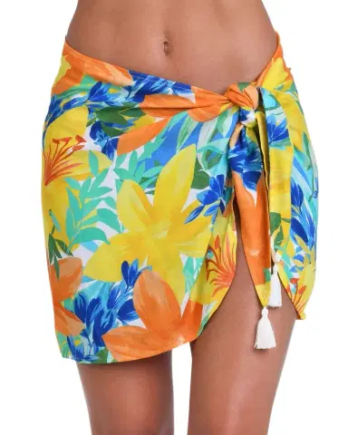 Sunshine 79 Summertime Vibes Short Pareo Coverup | Thumbnail 1