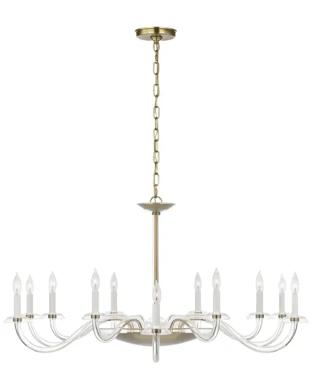 Visual Comfort Signature Brigitte 50" 12-Light Grande Chandelier by Paloma Contreras