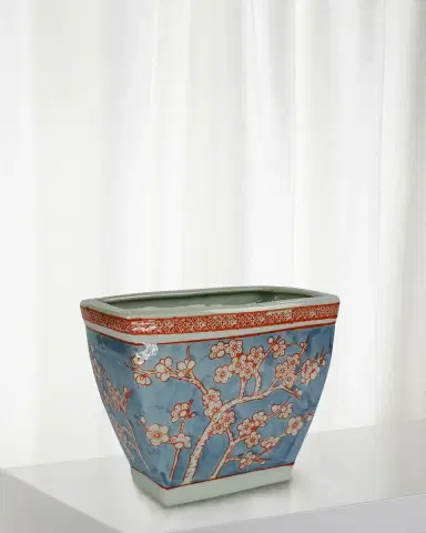 Winward Home Plum Blossom Cache Pot | Thumbnail 1