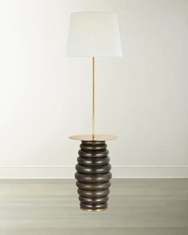 Visual Comfort Signature Phoebe Extra Large Tray Table Floor Lamp By Kelly Wearstler