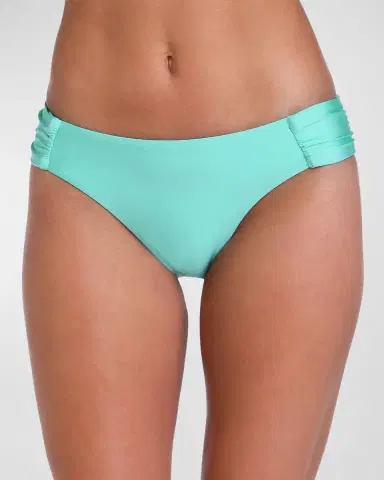 Sunshine 79 Gypset Shirred-Side Bikini Bottoms | Thumbnail 4