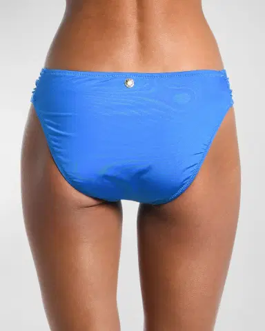 Sunshine 79 Gypset Shirred-Side Bikini Bottoms | Thumbnail 3