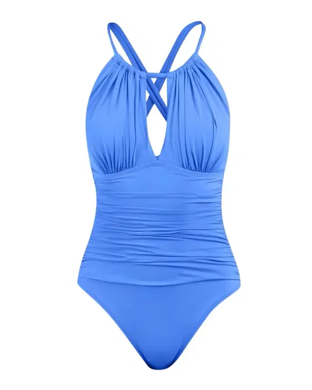 Island Goddess Mio High-Neck One-Piece Swimsuit