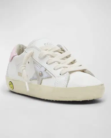 Golden Goose Superstar Mixed Leather Low-Top Sneakers | Thumbnail 2
