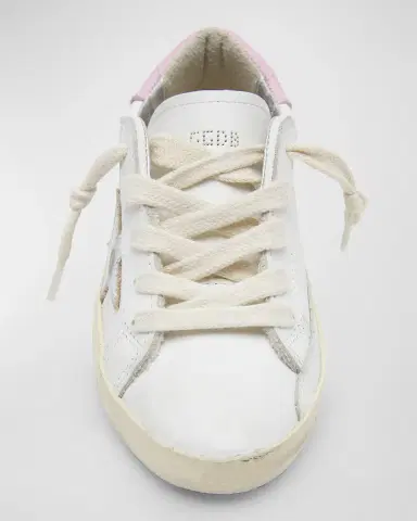 Golden Goose Superstar Mixed Leather Low-Top Sneakers | Thumbnail 4