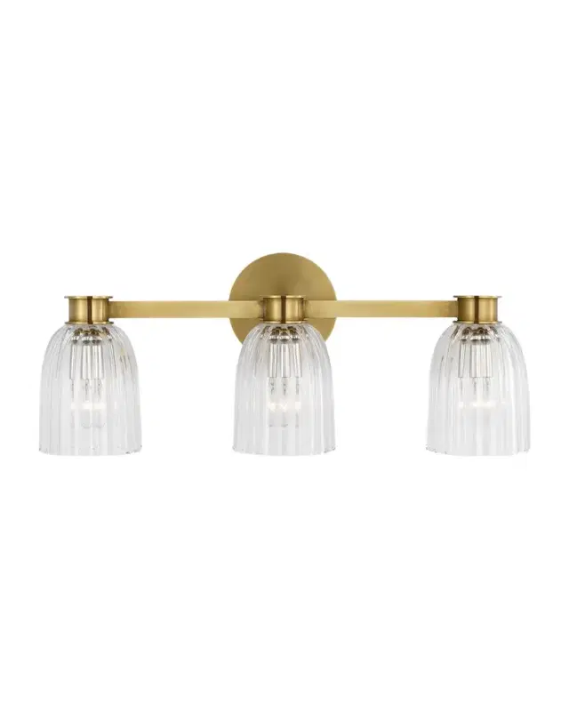Visual Comfort Signature Asalea Triple Vanity Light by AERIN
