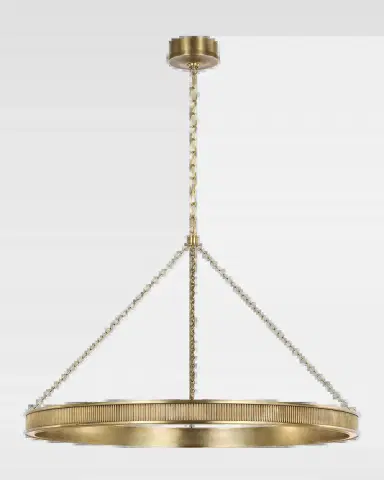 Visual Comfort Signature Menil 40" Ring Chandelier by Marie Flanigan | Thumbnail 2 Visual Comfort Signature Menil 40" Ring Chandelier by Marie Flanigan | Thumbnail 2