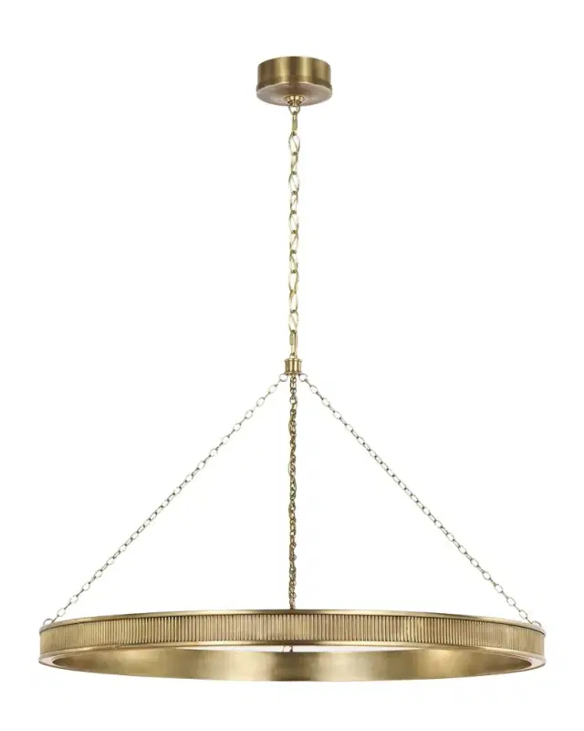 Visual Comfort Signature Menil 40" Ring Chandelier by Marie Flanigan