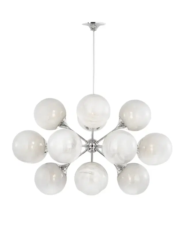 Visual Comfort Signature Cristol 40" 17-Light Chandelier by AERIN