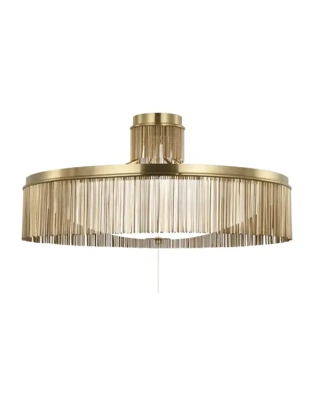 Visual Comfort Signature Sutton 32" 3-Light Flush Mount by Fisher Weisman