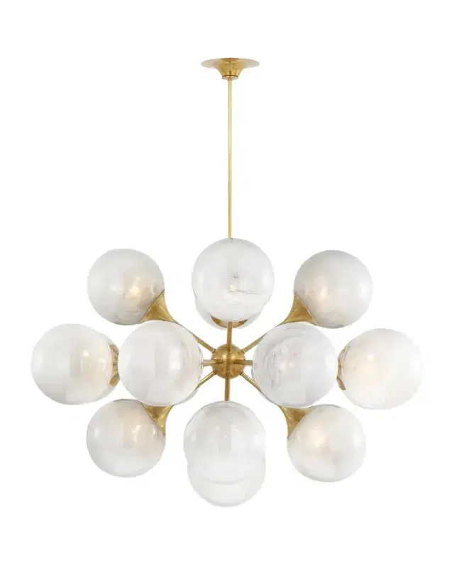 Visual Comfort Signature Cristol 40" 17-Light Chandelier by AERIN