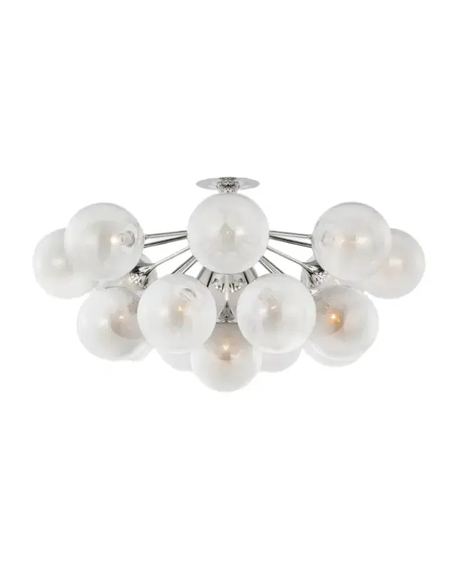 Visual Comfort Signature Cristol 43" 17-Light Flush Mount by AERIN