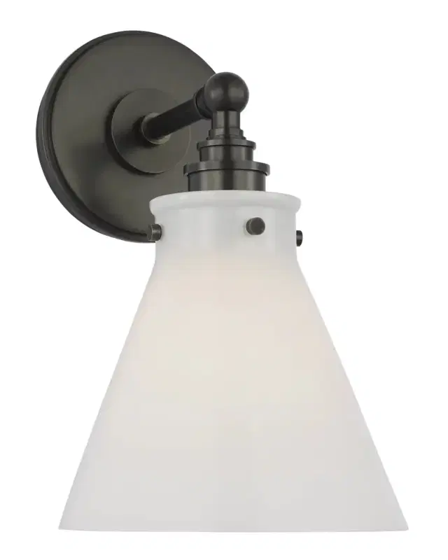 Visual Comfort Signature Parkington Small Single Wall Light by Fisher Weisman