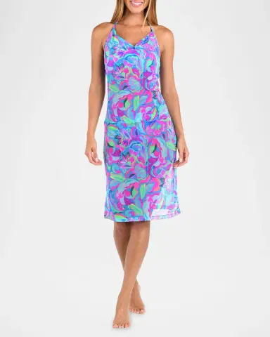 Sunshine 79 Swirltopia Halter Midi Dress | Thumbnail 2 Sunshine 79 Swirltopia Halter Midi Dress | Thumbnail 2