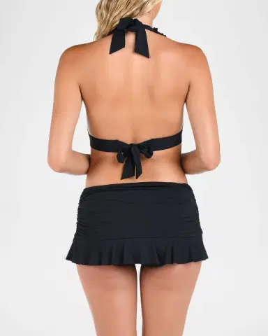 La Blanca Ruffle Banded Tall Triangle Bikini Top | Thumbnail 3