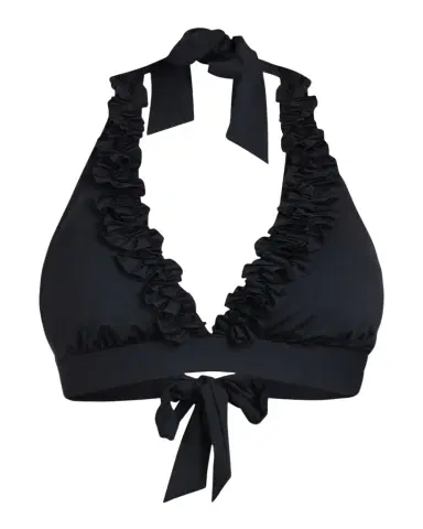 La Blanca Ruffle Banded Tall Triangle Bikini Top | Thumbnail 1