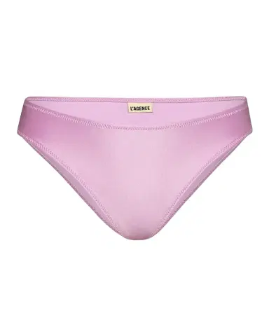 L'Agence Nicole Solid Classic Bikini Bottoms | Thumbnail 1