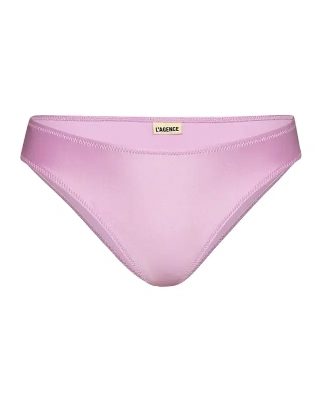 L'Agence Nicole Solid Classic Bikini Bottoms