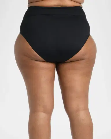 La Blanca Plus Size High-Waist Bikini Bottoms | Thumbnail 2