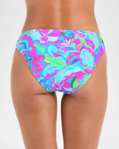 Sunshine 79 Swirltopia Shirred-Side Hipster Bikini Bottoms | Thumbnail 3 Sunshine 79 Swirltopia Shirred-Side Hipster Bikini Bottoms | Thumbnail 3