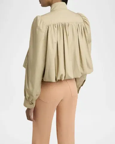 Chloé Crop Balloon Jacket | Thumbnail 2 Chloé Crop Balloon Jacket | Thumbnail 2