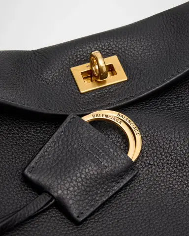 Balenciaga Rodeo Small Grained Leather Top-Handle Bag | Thumbnail 5