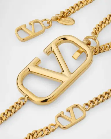 Valentino Garavani VLogo Signature Chain Belt | Thumbnail 3