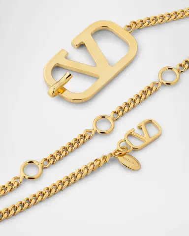 Valentino Garavani VLogo Signature Chain Belt | Thumbnail 4