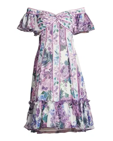 Tadashi Shoji Off-Shoulder Empire Flounce Dress | Thumbnail 1 Tadashi Shoji Off-Shoulder Empire Flounce Dress | Thumbnail 1