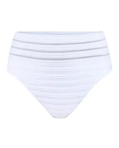 La Blanca Fluid Lines High-Waist Bikini Bottoms | Thumbnail 1
