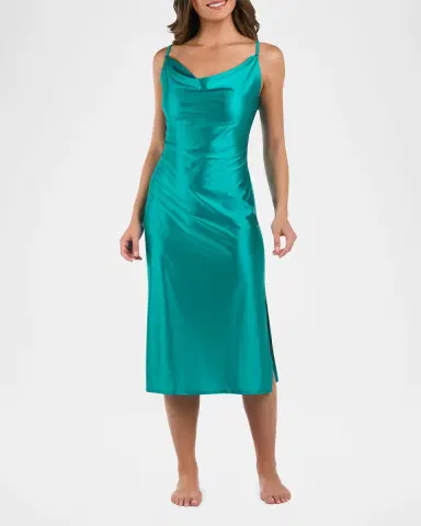 La Blanca Earth Goddess Cowl-Neck Dress | Thumbnail 2