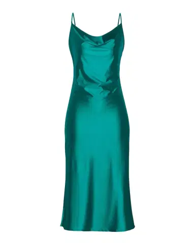 La Blanca Earth Goddess Cowl-Neck Dress | Thumbnail 1