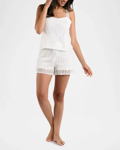 La Blanca Waverly Crochet Tank Top | Thumbnail 4