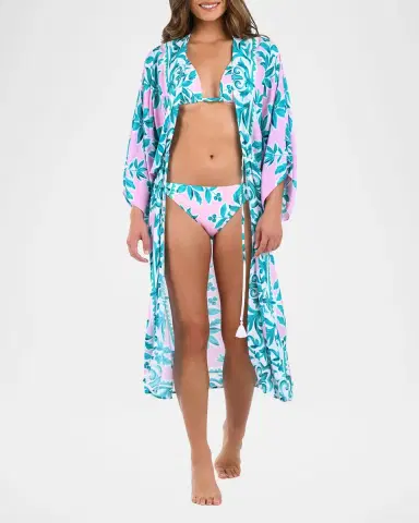 La Blanca Opulent Tie-Front Kimono | Thumbnail 2 La Blanca Opulent Tie-Front Kimono | Thumbnail 2